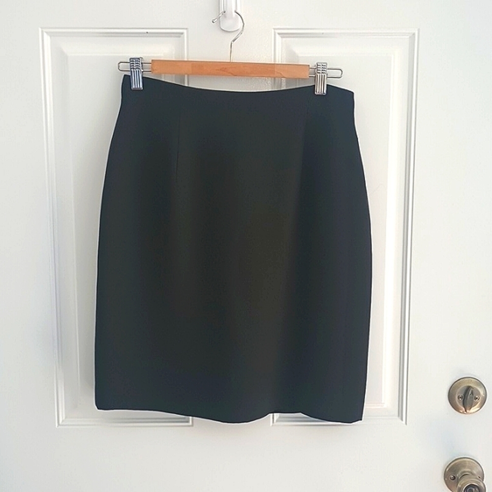 Vintage Jones Wear suit skirt 10P black pencil suit skirt